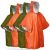 Emergency Survival Rain Poncho - 4 Pack